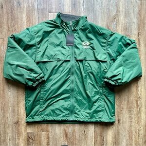 Green Bay Packers Dunbrooke Green Triumph Fleece Full-Zip Jacket Mens Size: XL